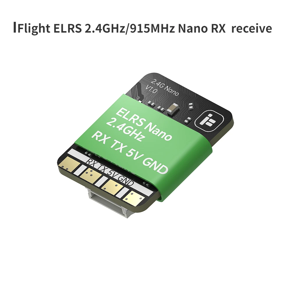 iFlight ExpressLRS ELRS Nano Receiver ELRS 2.4G Nano RX / ELRS 868/915 Nano RX for Defender 16 / Defender 20 FPV Parts