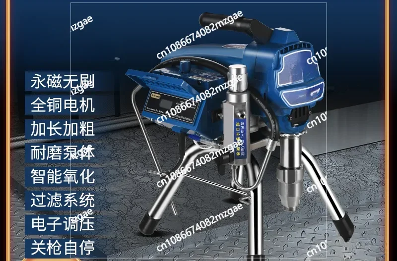 Electric High Pressure Airless  Machine Spraying Latex Paint Putty Paint Spraying Machine Spraying Paint