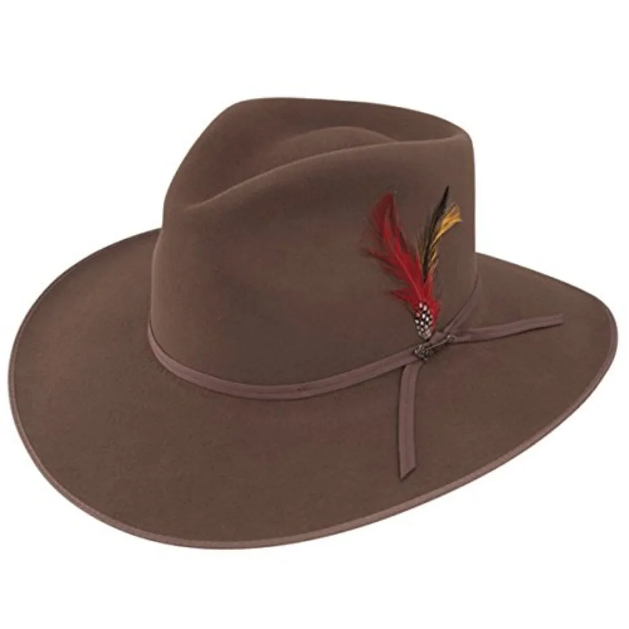 Sombrero Stetson Dune para hombre: sombrero para exteriores, fieltro de lana, color arena, ligero y transpirable
