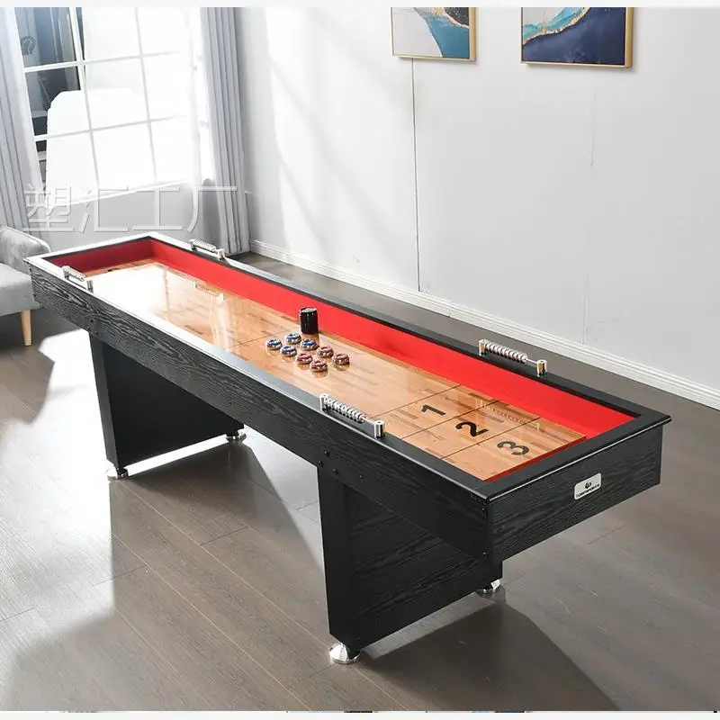 Game-specific, shuffleboard table, high-end indoor leisure and entertainment bar party, luxury sand arc table