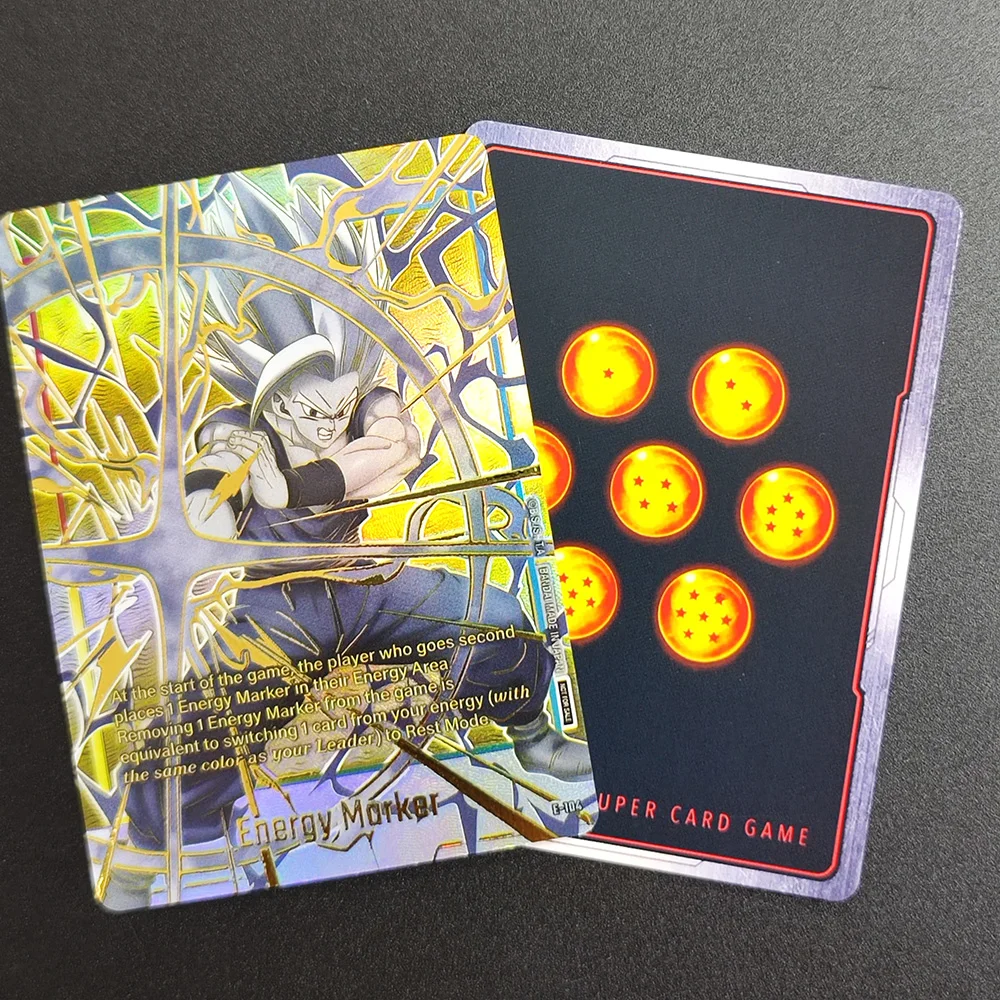 

Proxy Dragon Ball Son Card EN Energy Card Marker E-104 Super Rare Collectibles Card Single Classic Anime Cards Toys