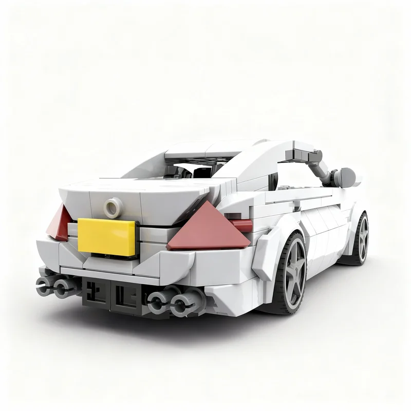 456pcs MOC City Champions Mercedesss CLS 55 AMGS W219 Model Building Blocks Christmas Gift Toy Architecture Birthday Brick Craft