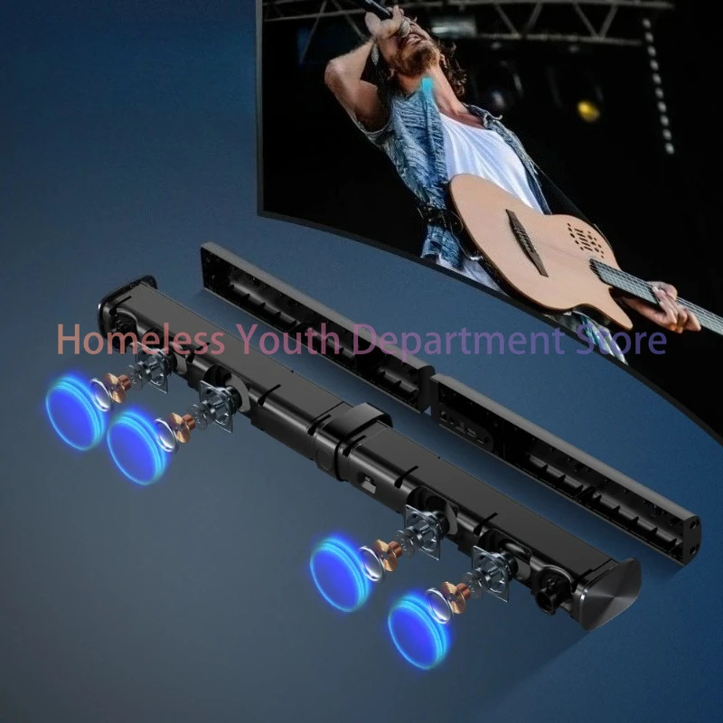 KY8000 2 in 1 Separable Soundbar for TV Sound bar, 50W Wired & Wireless Soundbar,  ARC/Optical/AUX Connection