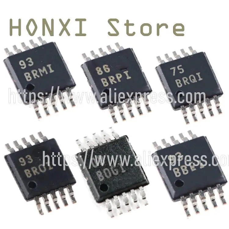 2PCS ADS1013/ADS1014/ADS1015/ADS1113/ADS1115/ADS1118 IDGSR VSSOP-10  12 bit adc chip