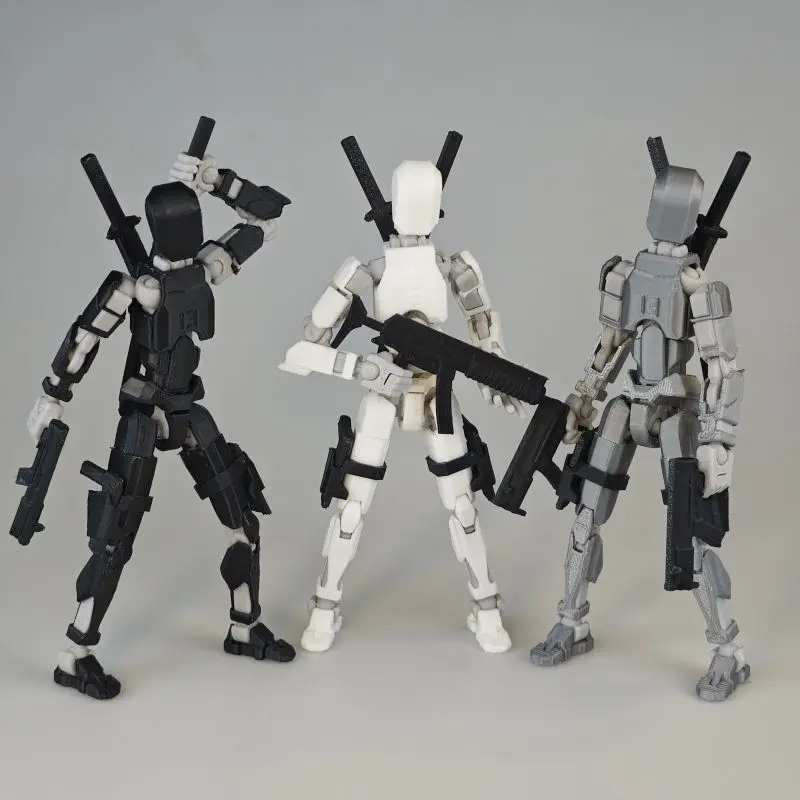 Conjunto de Armas de lujo, Robot móvil multiarticulado 2,0, impreso en 3D maniquí, juguetes de acción, 13 Figuras, regalos de juego