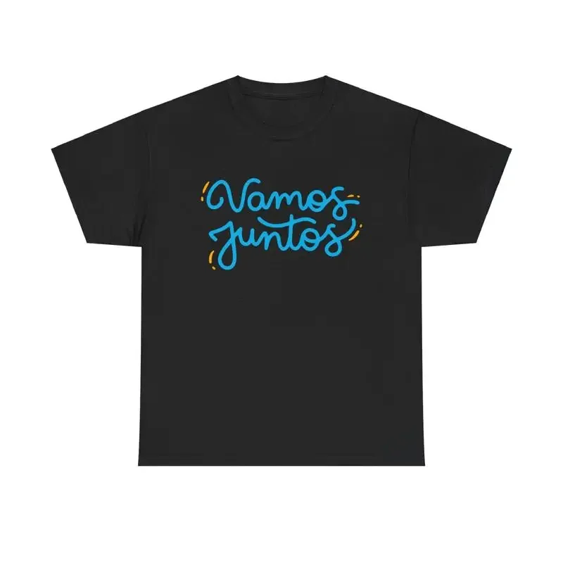 T-shirt Vamos Juntos, citation portugaise et brésilienne, inspiration, motivation, unité