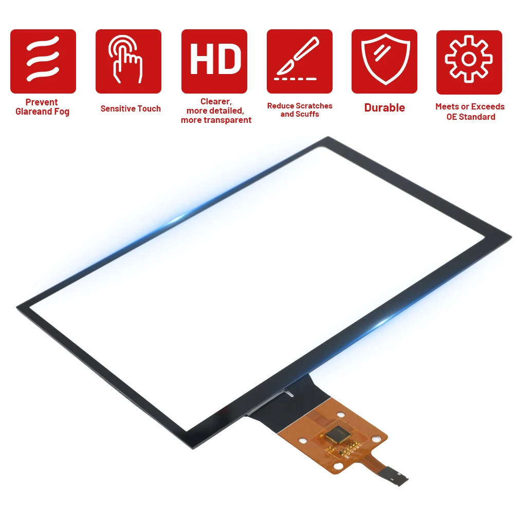 7 inch Glass Touch Screen LA070WV6-SD01 For Chevrolet MyLink 2 2016-2020 Year Car Audio Multi-media CD Player Parts