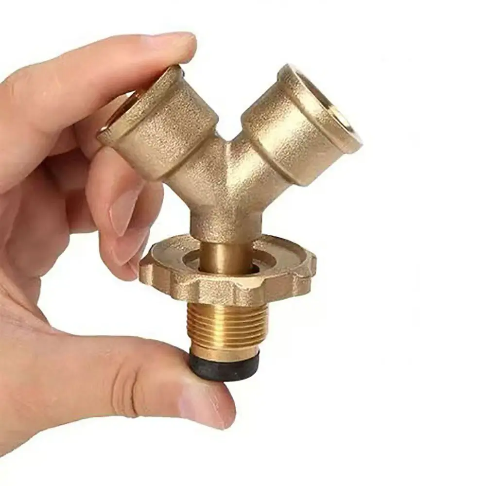 

Tap connector Brass Valve Fittings 4-point with switch Three way valve stress relief Y-shaped Gas tap changer Liquefied gas tank