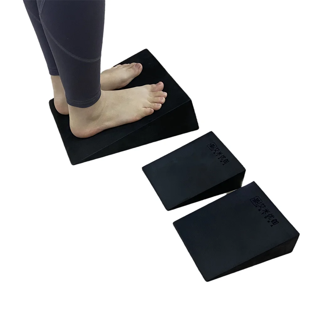 Wedge Yoga Slanting Board Squat Wedge EVA Yoga Foam Block Calf Extender Foot Stretch Board Calf Training Gym Fitness Accessorie