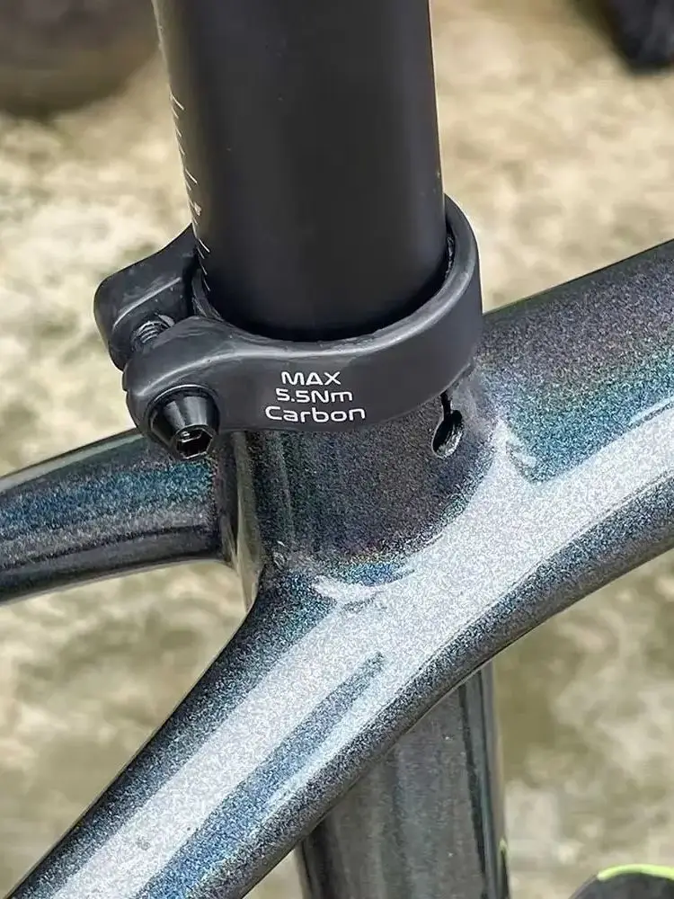 AliExpress lead foot ELITA ONE Carbon Seat Posts Clamp 31.8/34.9mm Bicycle Seatposts Clamps MTB Road Bike Parts