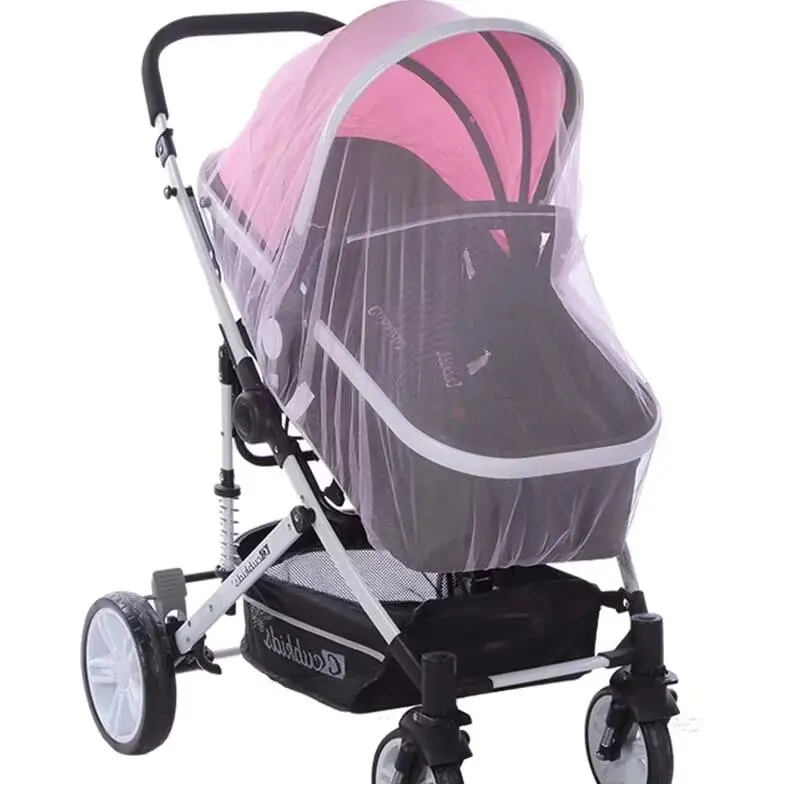 Baby Stroller Mosquito Net Outdoor Anti Mosquito Nets Indoor Babies Sleep Summer Pram Insect Shield Net Infants Breathable Net