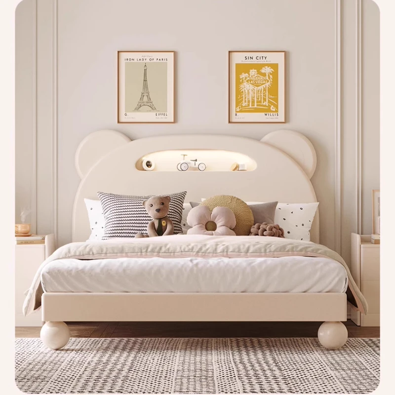 

Base beds and frames wooden furniture bedroom king size bed frame with storage funny Starry Sky Blue Air pressure structure