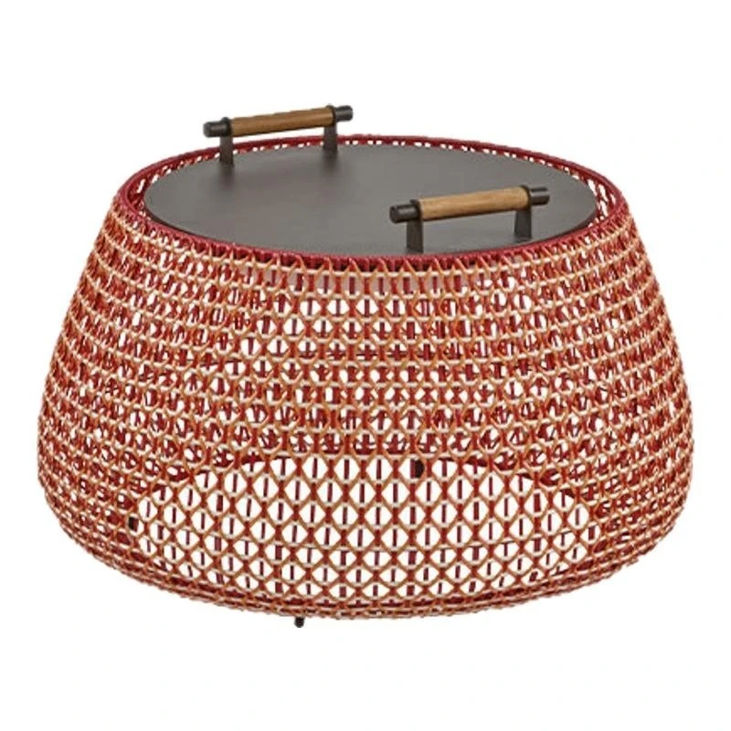 

Солнечный кофе, водонепроницаемый чайный столик для двора, окружающий свет, сад, вилла, открытый отдых, низкий круглый стол на балконе