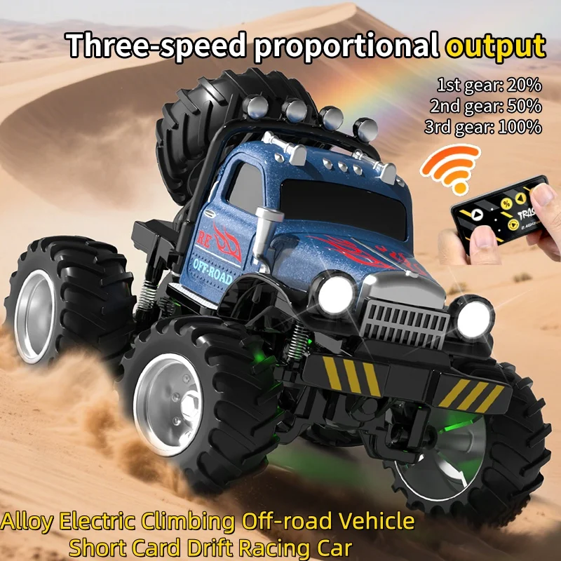 

Радиоуправляемые автомобили из сплава 1:64 Mini 2,4G, вездеход, амортизация, устойчивость к падению, внедорожник для скалолазания, короткая карта, гоночный автомобиль для дрифта