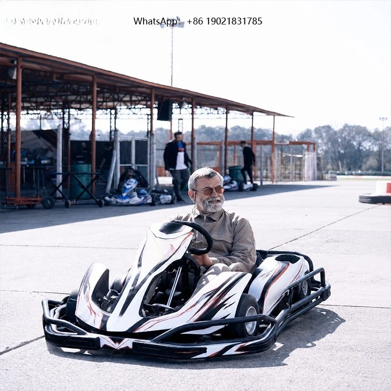 Adult racing kart 4-stroke air-cooled 428 heavy-duty chain kart for track sports complexes