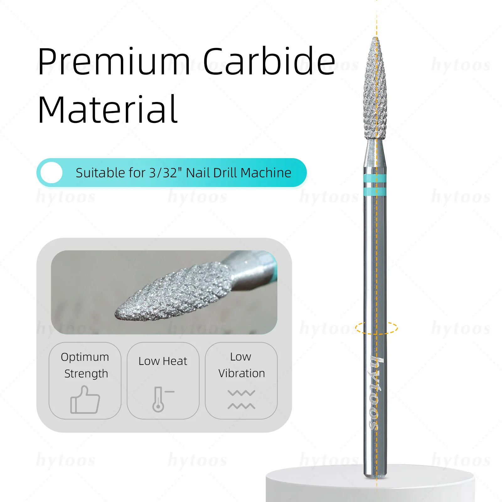 

HYTOOS Diamond Cut Pro Сверла для ногтей Chrome Flame Русская насадка для кутикулы для электрической дрели для ногтей Очиститель омертвевшей кожи Инструмент для приготовления ногтей