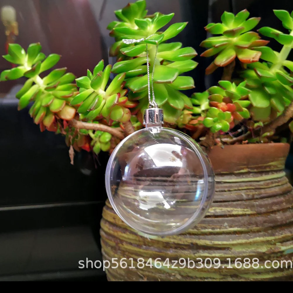 Holiday Decorations Ball-shaped Hanging Decor Christmas Balls Acrylic Ornament Sets For Holiday Season Festive Display Christmas - Image 6