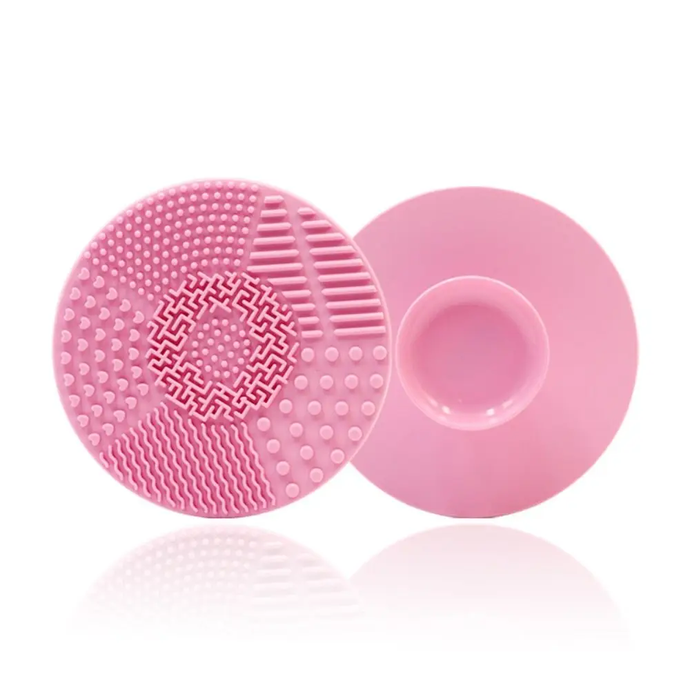 Weiche Silikon Make-Up Pinsel Reinigung Pad Schönheit Zubehör Kosmetische Reinigung Werkzeuge Pinsel Reiniger Runde Waschen Pinsel Wäscher Bord