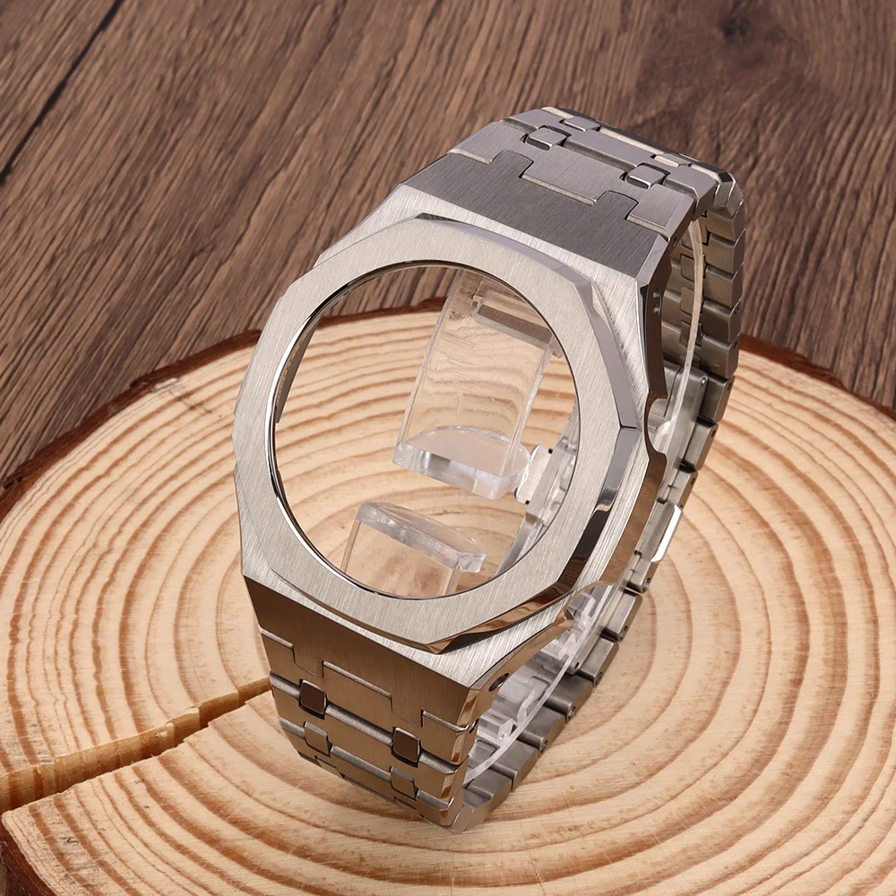 Gen4 Metal Case Bezel Frame Kit for GA2100 Modification Watch Case StainlessSteel Strap GA 2100/2110 Replacement Kits Accessorie