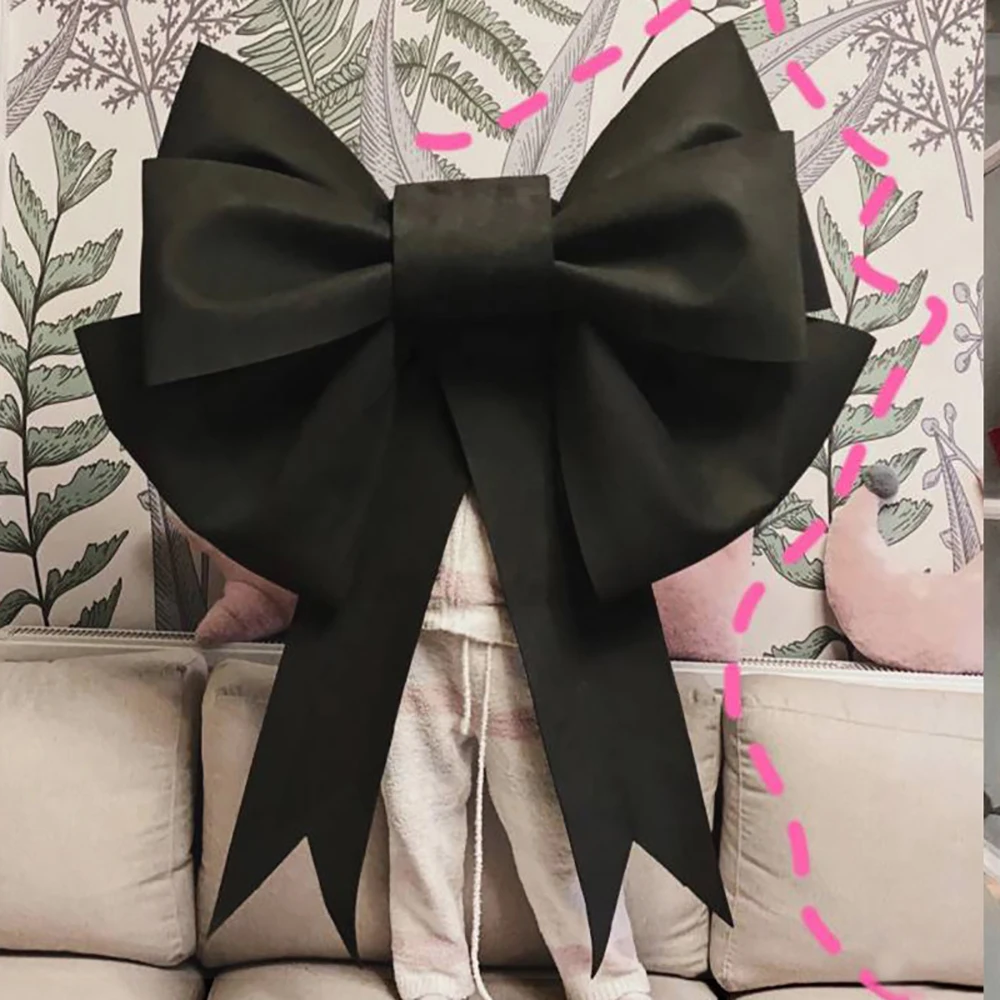 زينة القوس الكبير اليدوية DIY مادة إيفا حزمة عيد الميلاد ديكور المنزل الدعامة عيد الحب حفل زفاف عيد ميلاد DIY بها بنفسك الإمدادات