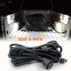 1Pc Truck Bed Cargo Light Wiring Harness 14-19 For Chevy Silverado GMC Sierra 1500 2500HD 3500HD Pickup Cargo Lamp Wiring or led
