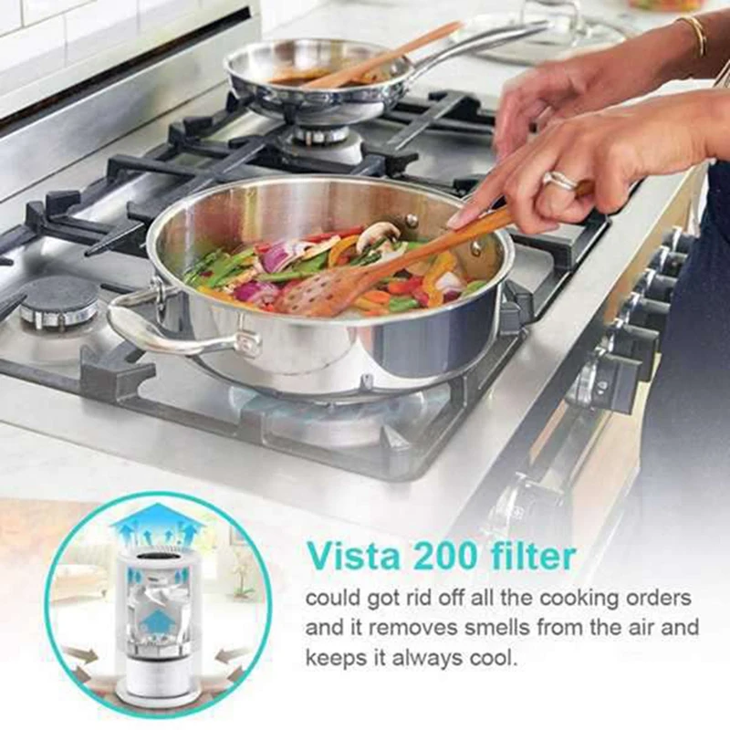 Filtro de repuesto para purificador de aire Levoit Vista 200, eficiencia 3 en 1, filtro HEPA de carbón activado, 2 piezas, gran oferta