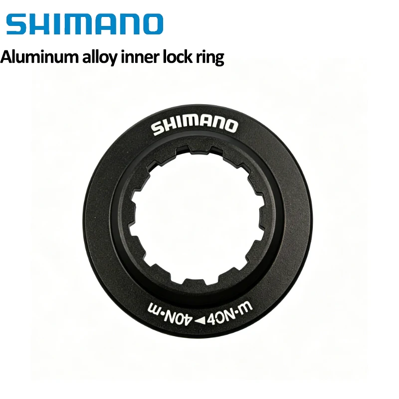 AliExpress Shimano SHIMANO middle lock cover aluminum alloy inner lock ring disc brake disc special 8g bucket shaft special inner gear model