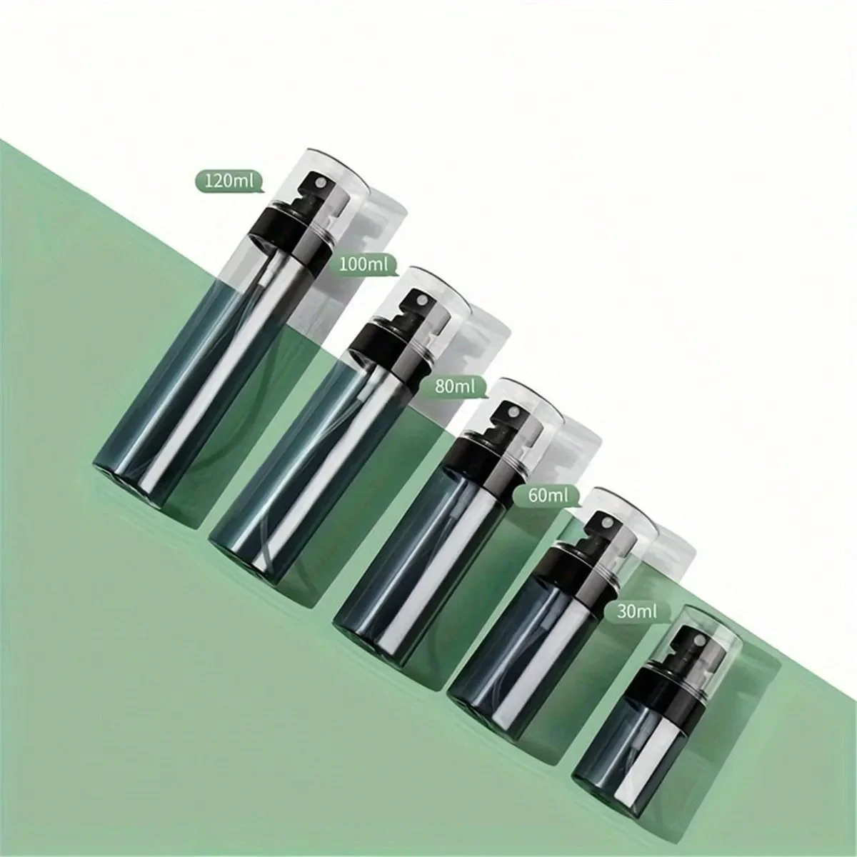 1pc Refillable Spray Bottle, Ultra-Fine Mist Continuous Water Sprayer, Portable Travel Liquid Container, Easy To Clean