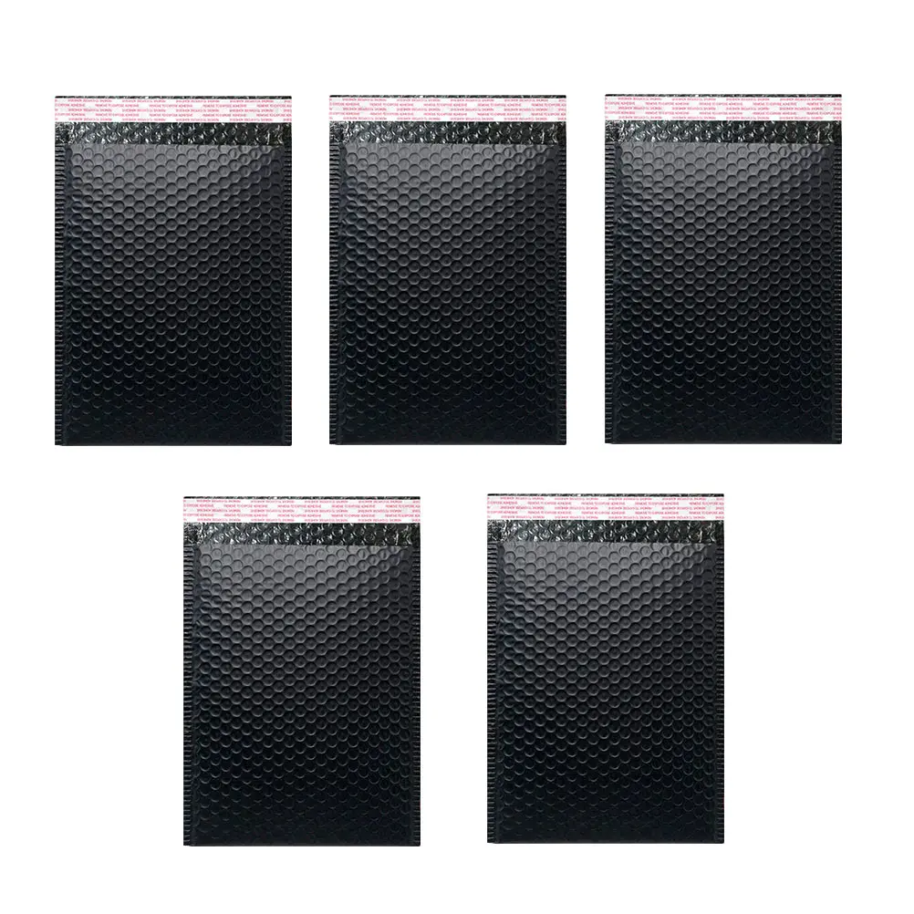 

5 Pcs Waterproof Bubble Mailer Shockproof Drop Resistant Packaging Bags Storage Envelope Packing Pouch High