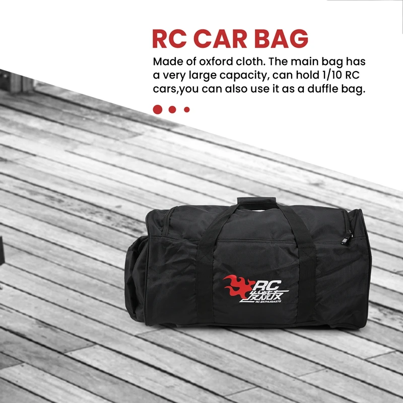 Duffel Bag Waterproof Storage Bag For 1/10 RC Crawler Drift Cars Axial SCX10 90046 Traxxas TRX4 D90 TF2 MST Tamiya HSP