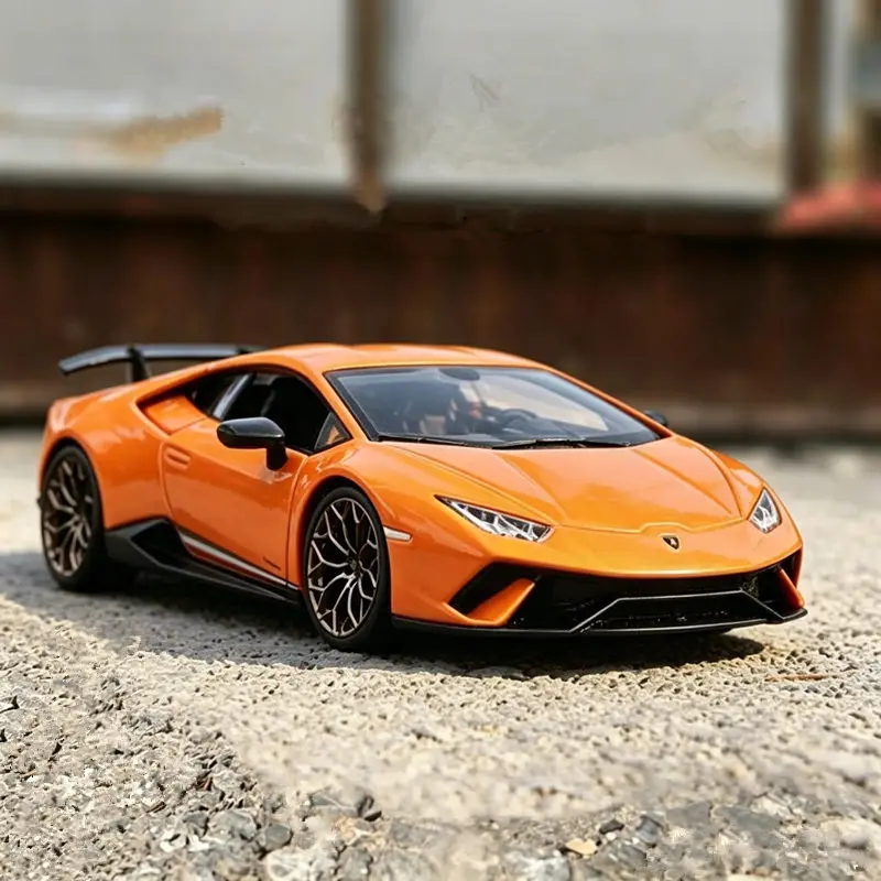 Bburago 1:24 Lamborghini Huracan Performante Alloy Super Sports Car Model Diecast Metal Track Race Car Vehicles Model Simulation