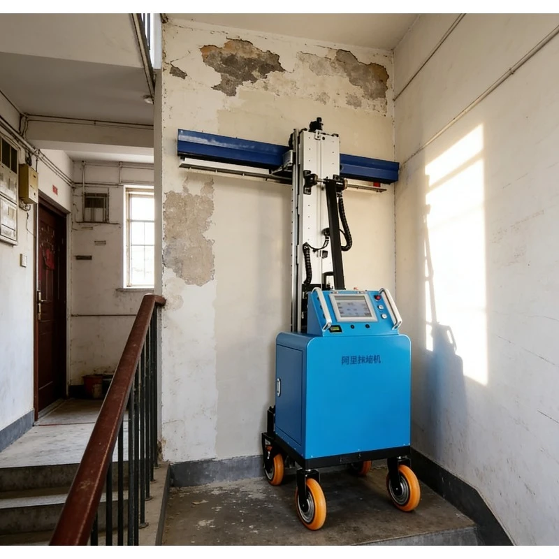 Render Mortar Spray Equipment | Wall Plastering Robot for Cement & Gypsum | Automatic Construction Machinery
