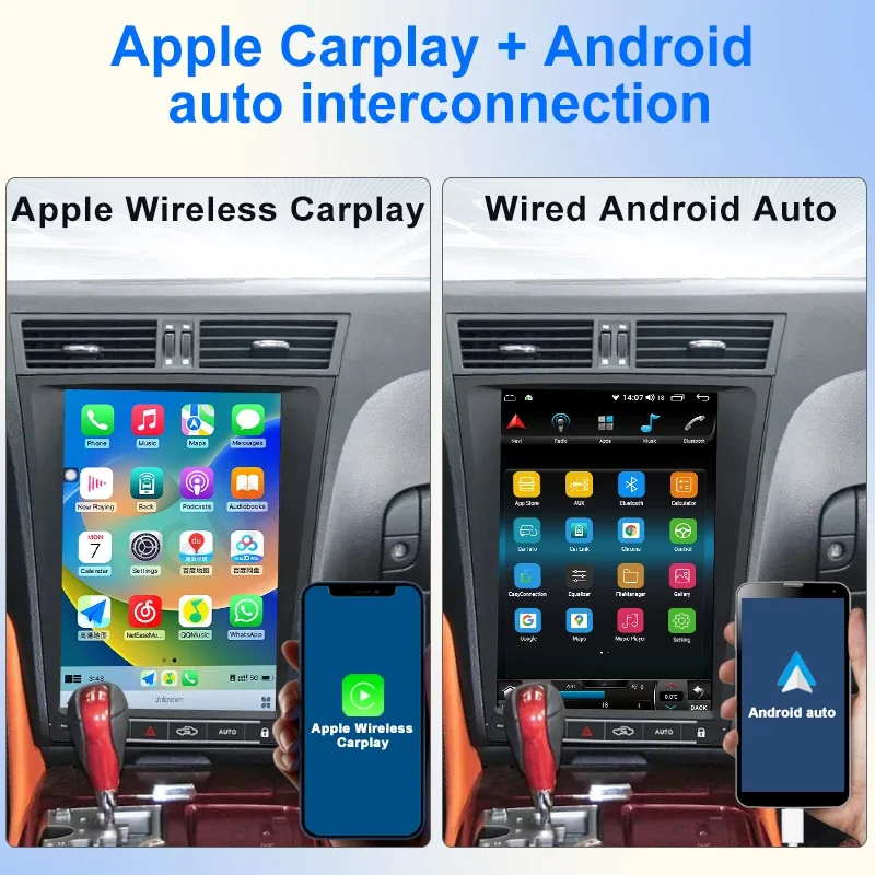 12.8 Android Tesla Screen Radio Carplay For Lexus GS350 Gs430 GS450h GS300 GS 300/450h/350 Car GPS Multimedia Player Head Unit