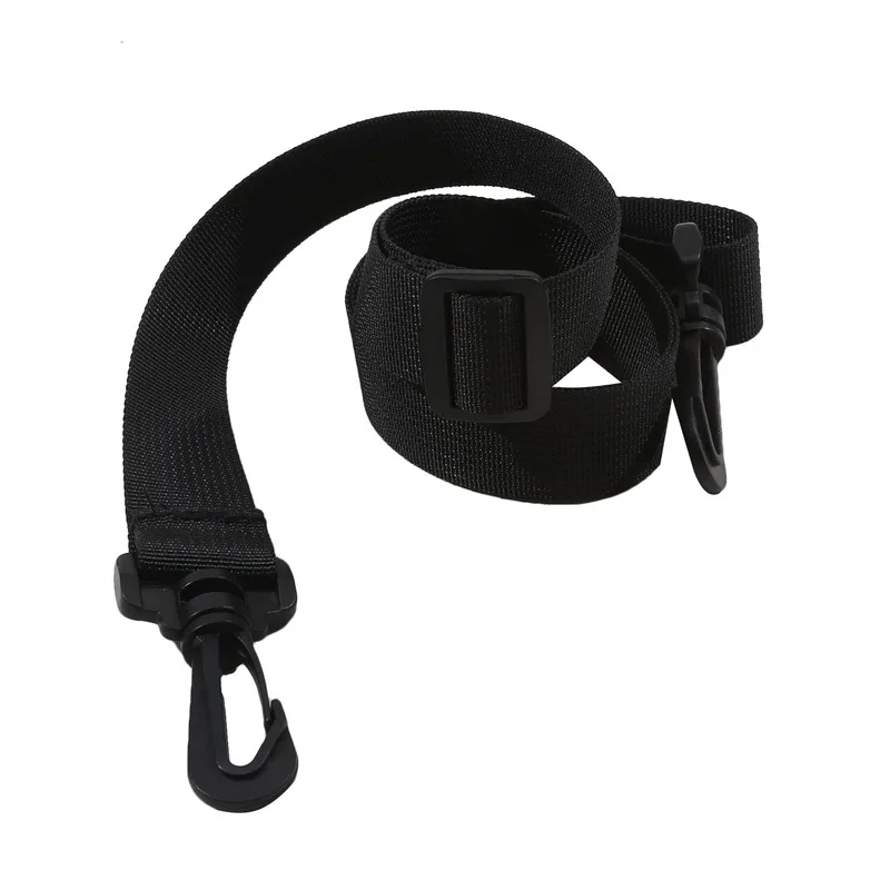 2.5 سنتيمتر واسعة حقيبة حاسوب حزام PP حزام للرجال حقيبة يد حقيبة كروسبودي أحزمة الكتف قابل للتعديل العصابات الطويلة الأسود