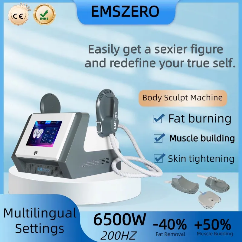 EMSzero machine sculpting body, amination device, electromagnetism, Pelvien, EMS+EMT/RF, 15 position, slimming,