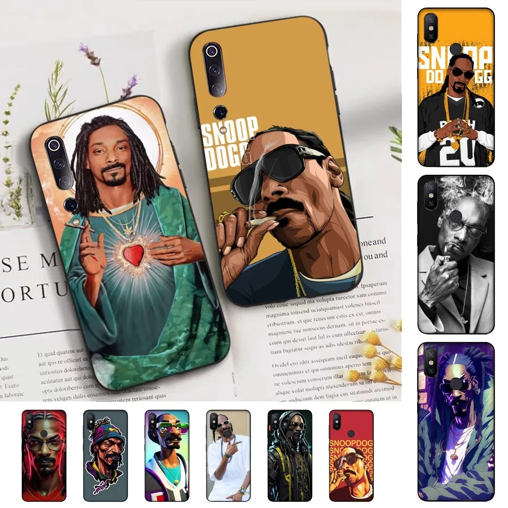 S-Snoop D-Dogg Rapper Phone Case For Xiaomi Mi 5X 8 9 10 11 12 lite pro 10T PocoX3pro PocoM3 Note 10 pro lite