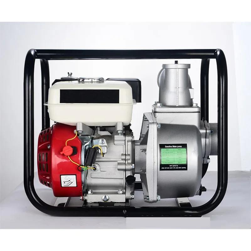 High Lift Gasoline Engine Water Pump Self-Priming Large Flow Irrigation Pump for Agricultural Fish Pond
