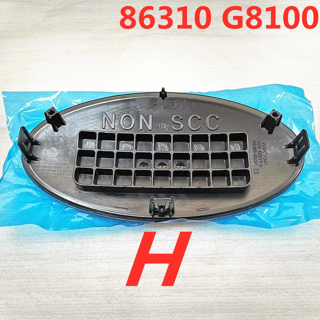 

New Front Grille Emblem for Hyundai H Sonata 2018-2019 Decal Mark Ornament 86310G8100 86310-G8100 86310 G8100