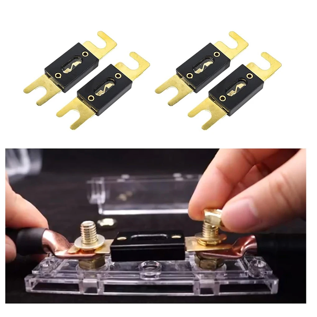 

5 of 150A ANL gold-plated wire low safety wire circuit preservation for equipment suitable RV, motorcycle broadcasting and