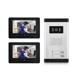 1-2 Units Appartement Video Deurbel Intercom Systeem Voor Woningbouw Flats Beveiliging Video Deur Telefoon Monitor Deurbel