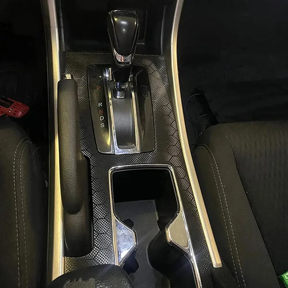 Schwarze Carbonfaser-Aufkleber, selbstklebendes Vinyl, kosmische Verpackung, Auto-Motorrad-Modifikationsfolie, Luftblase, frei geschmiedete Carbonfolie – Detail 8