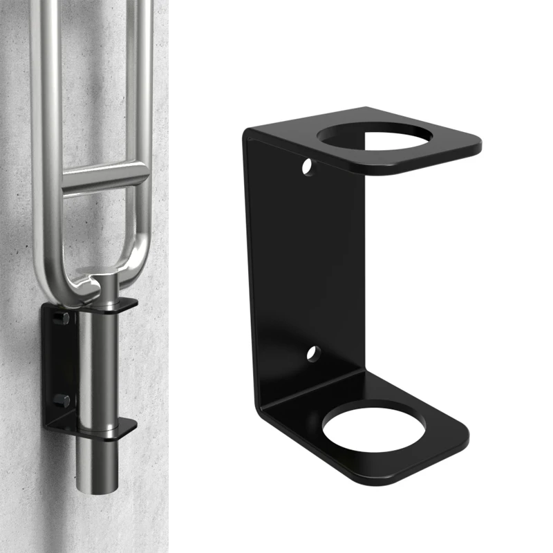 Wall Mounted Barbell Bar Holder Gym Home Barbell Rod Hanging Rack For Fitness Equipment Space Saving Wall Frame Display Bracket