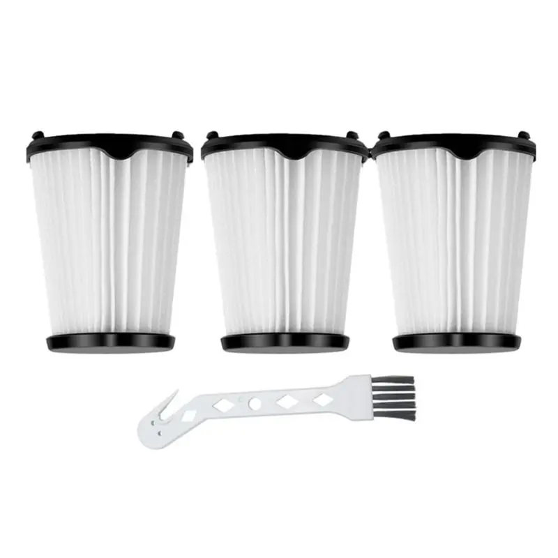 Paquete de 3 filtros de vacío de repuesto ABZA-VAF-1 compatibles con las aspiradoras Electrolux Ergorapido Stick, piezas EHVS2510AW VS3510AR