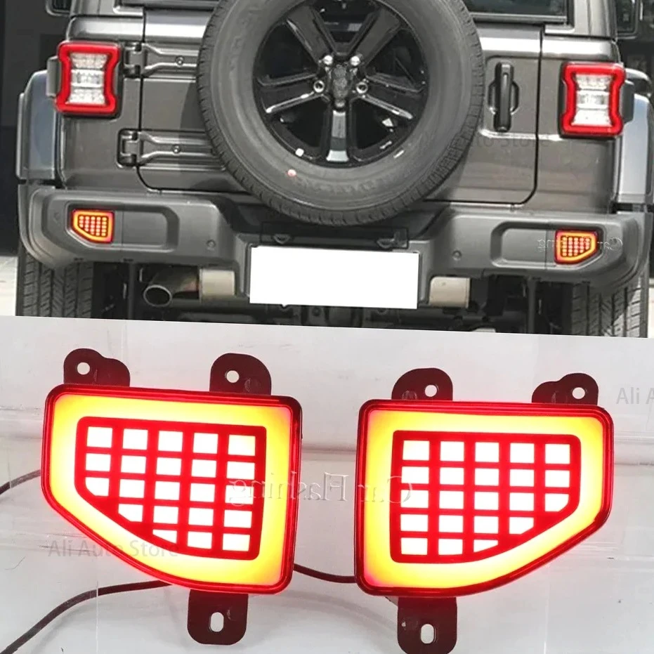 2PCS Car Rear Fog L… - image