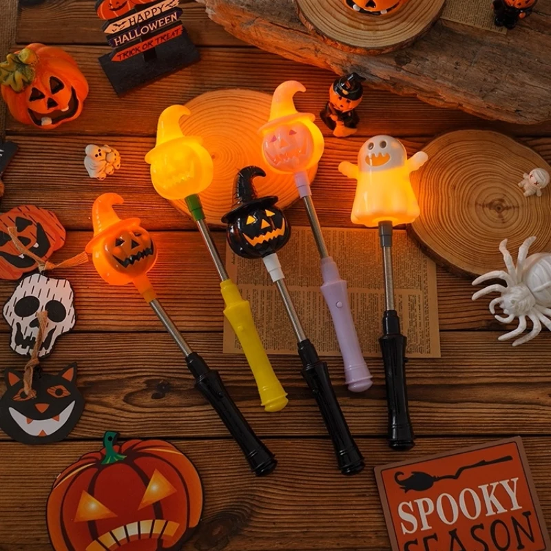 

Хэллоуин тыквенный фонарь ручной работы светящаяся палочка подходит для детских встреч уличный домашний декоративный реквизит идея подарка игрушка