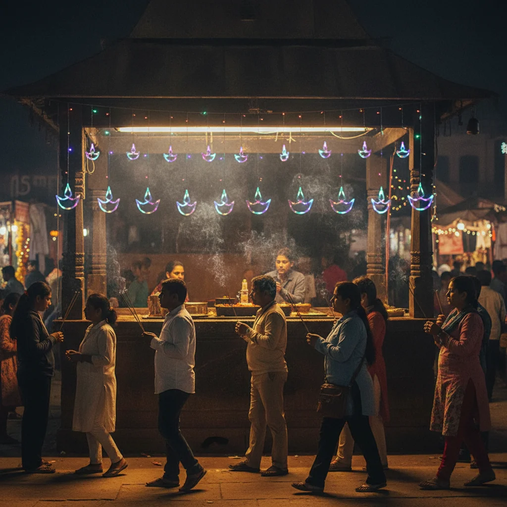 Diwali String Lights Eu Plug Party Decorative Led Wedding Holiday Decoration Light Indoor Bedroom Curtain For Christmas Festival