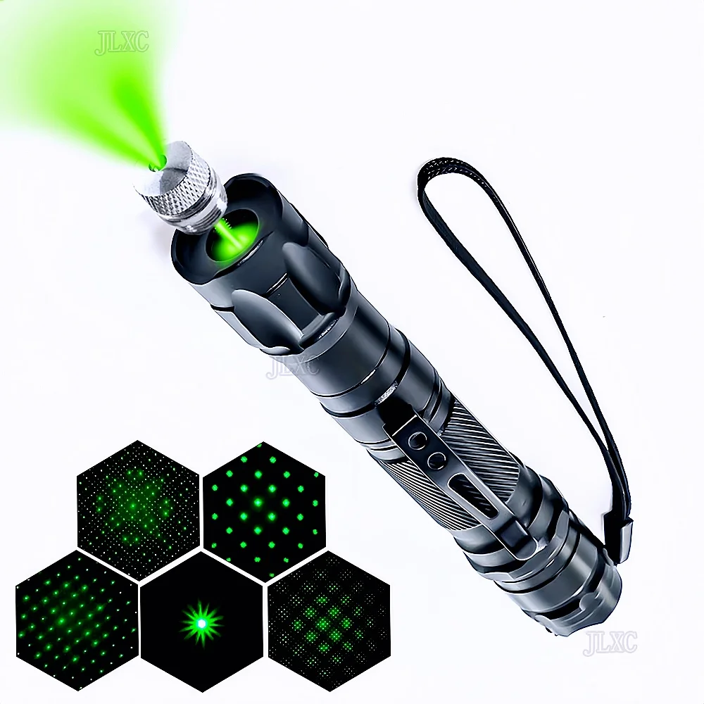 Pointeur Laser vert de chasse, 532nm, mise au point réglable, batterie combinée intégrée dans un stylo à points rouges