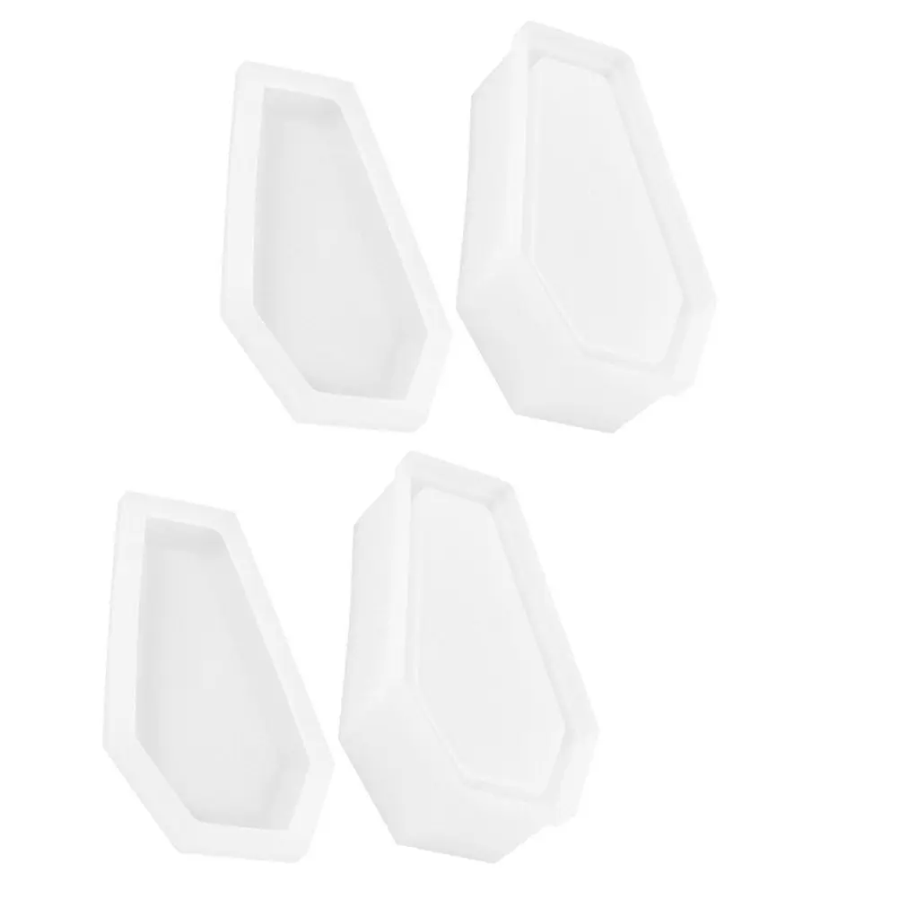 1Set Coffin Design Silicone Mold DIY Crystal Mold Halloween Storage Box Decorative Gift Halloween Prop DIY Storage Boxes
