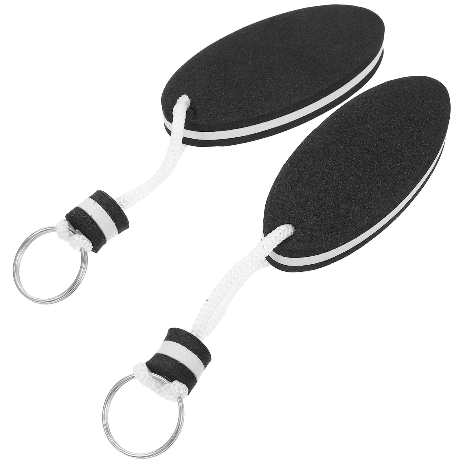 2Pcs Key Ring Eva Floating Buoyant Keychain Water Safe for Boating Kayaking Canoe Marine Swim Outdoor Beach Floating Key Chain