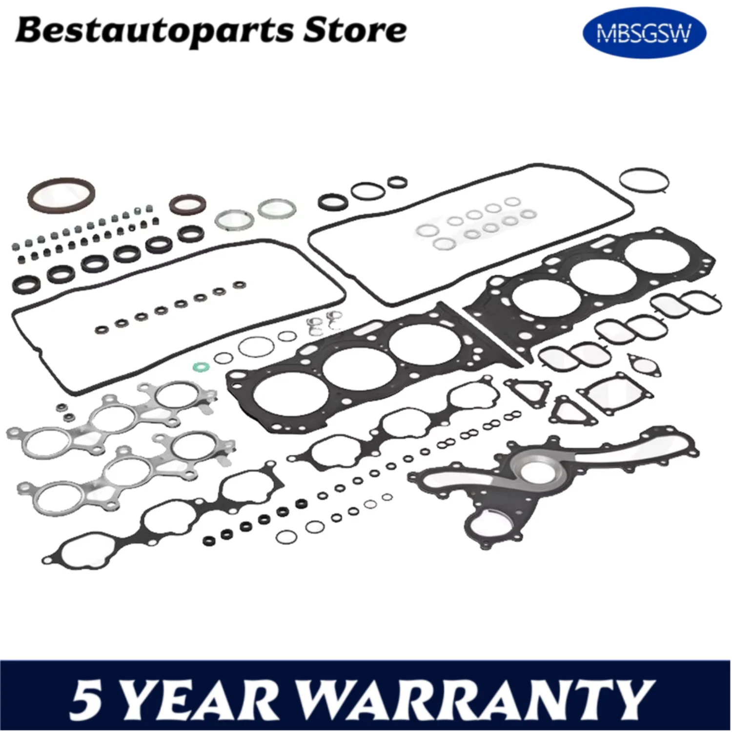 

ENGINE PARTS Full Gasket Set For BOLWELL LEXUS LOTUS TOYOTA 3.5L V6 24V GAS DS-4 3.5 L T 2GR-FE 2GR-FXE OE 04112-31271 2005-2024
